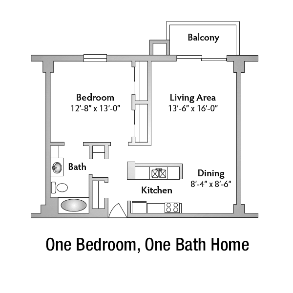 One Bedroom, One Bath Home